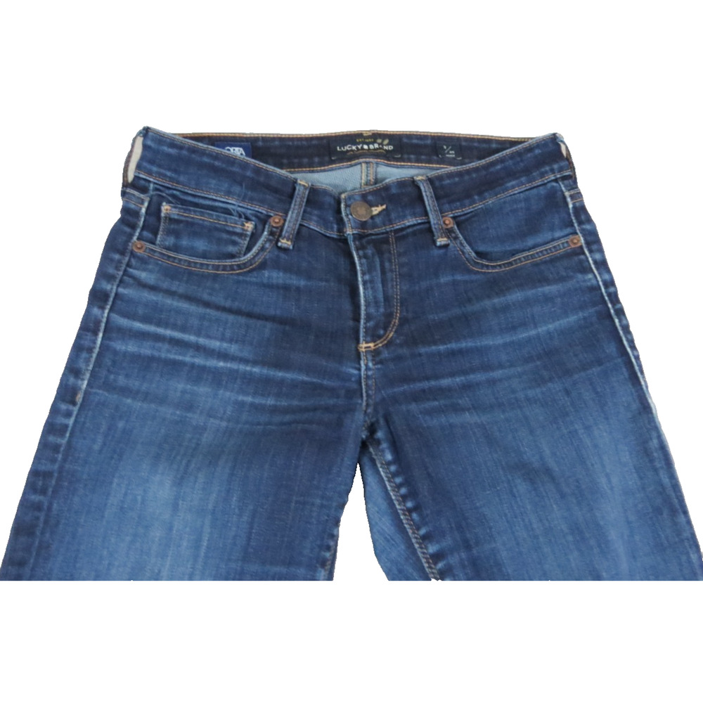 Lucky Brand‎ Stella Skinny Jeans W26 Blue Stretch Ankle Women ORTA Slimfit Denim